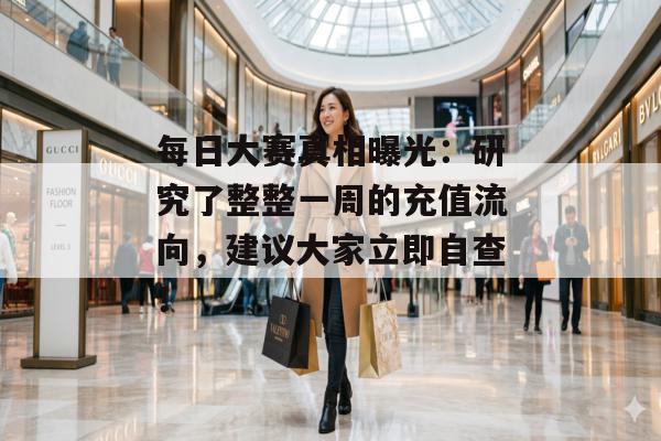 每日大赛真相曝光：研究了整整一周的充值流向，建议大家立即自查！